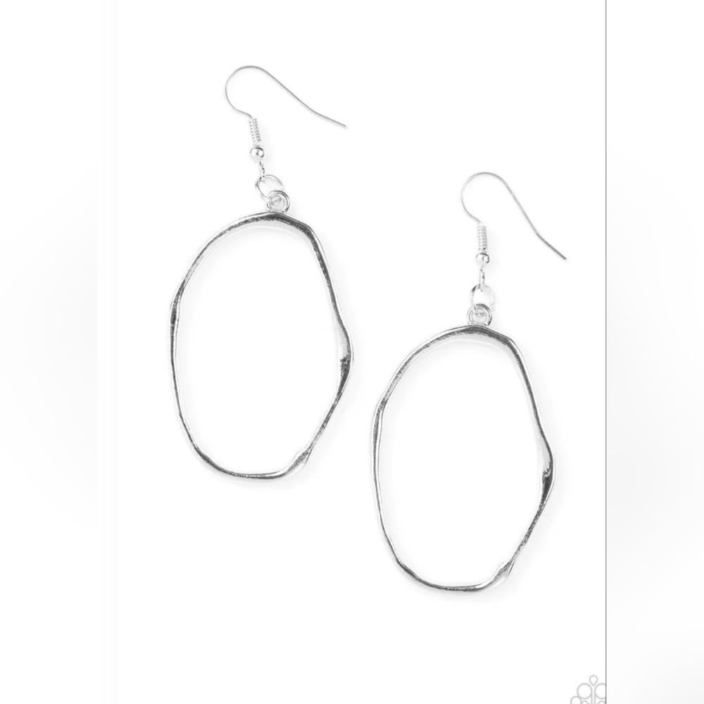 Eco Chic Silver Earrings